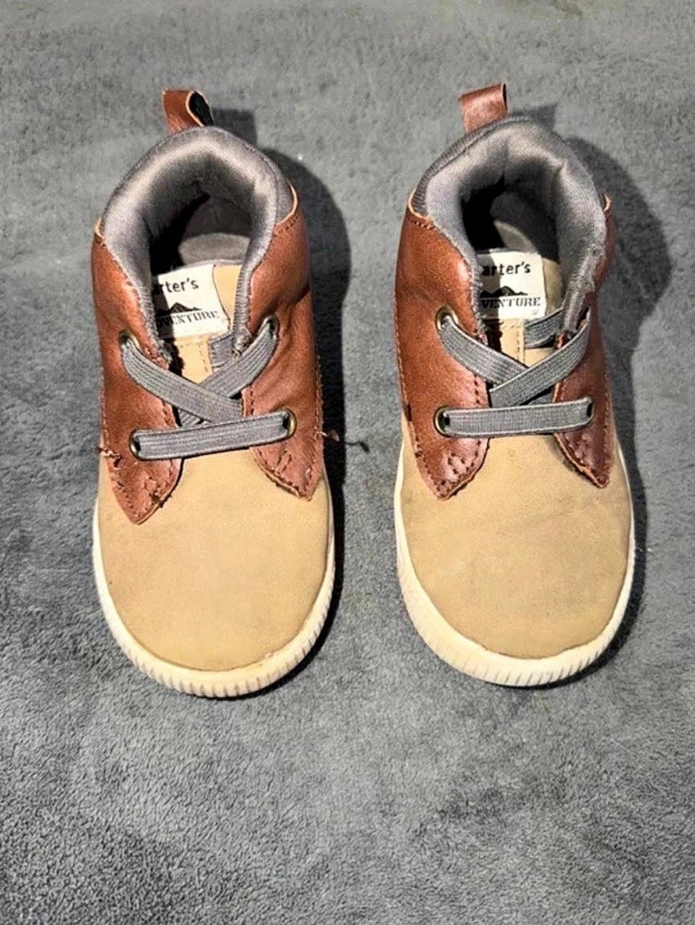 Carter's Toddler Boy High-Top Casual Shoes Brown & Tan